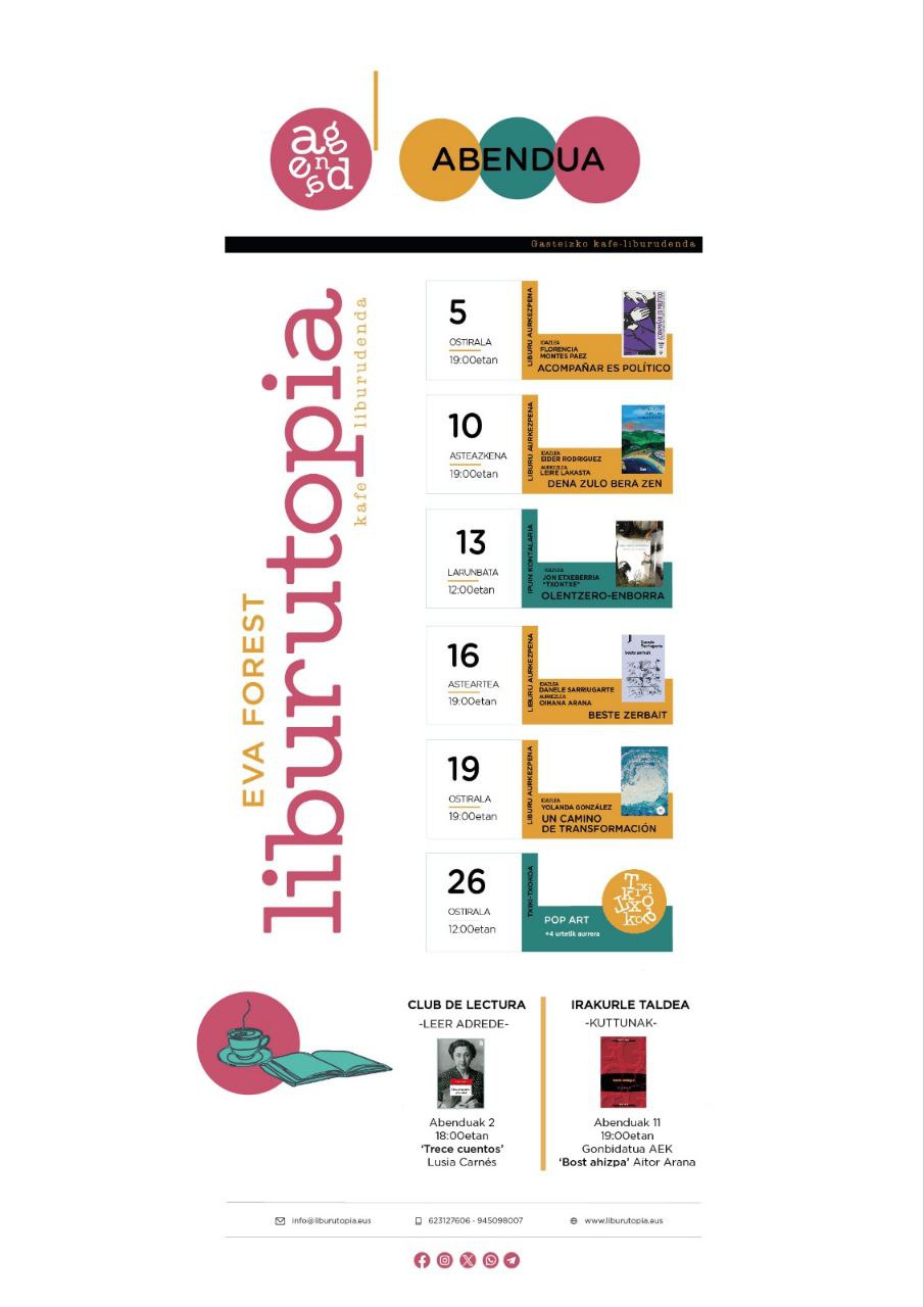 2025eko Abenduko programazioa liburutopian